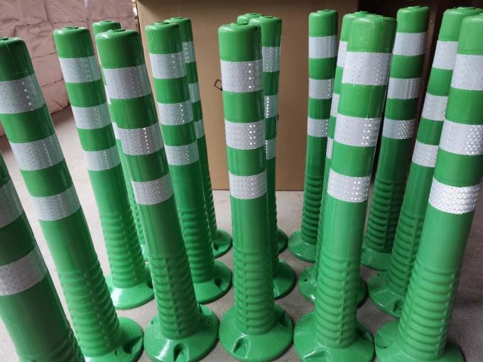 هشدار ایمنی جاده ای 75 سانتی متر در فضای باز هشدار ترافیک پلاستیکی PU دوامدار 14