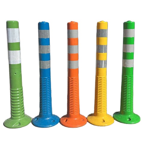 هشدار ایمنی جاده ای 75 سانتی متر در فضای باز هشدار ترافیک پلاستیکی PU دوامدار 13