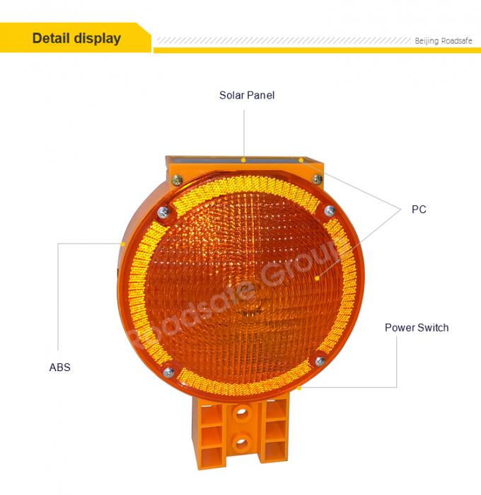 هشدار ایمنی جاده ای 75 سانتی متر در فضای باز هشدار ترافیک پلاستیکی PU دوامدار 19