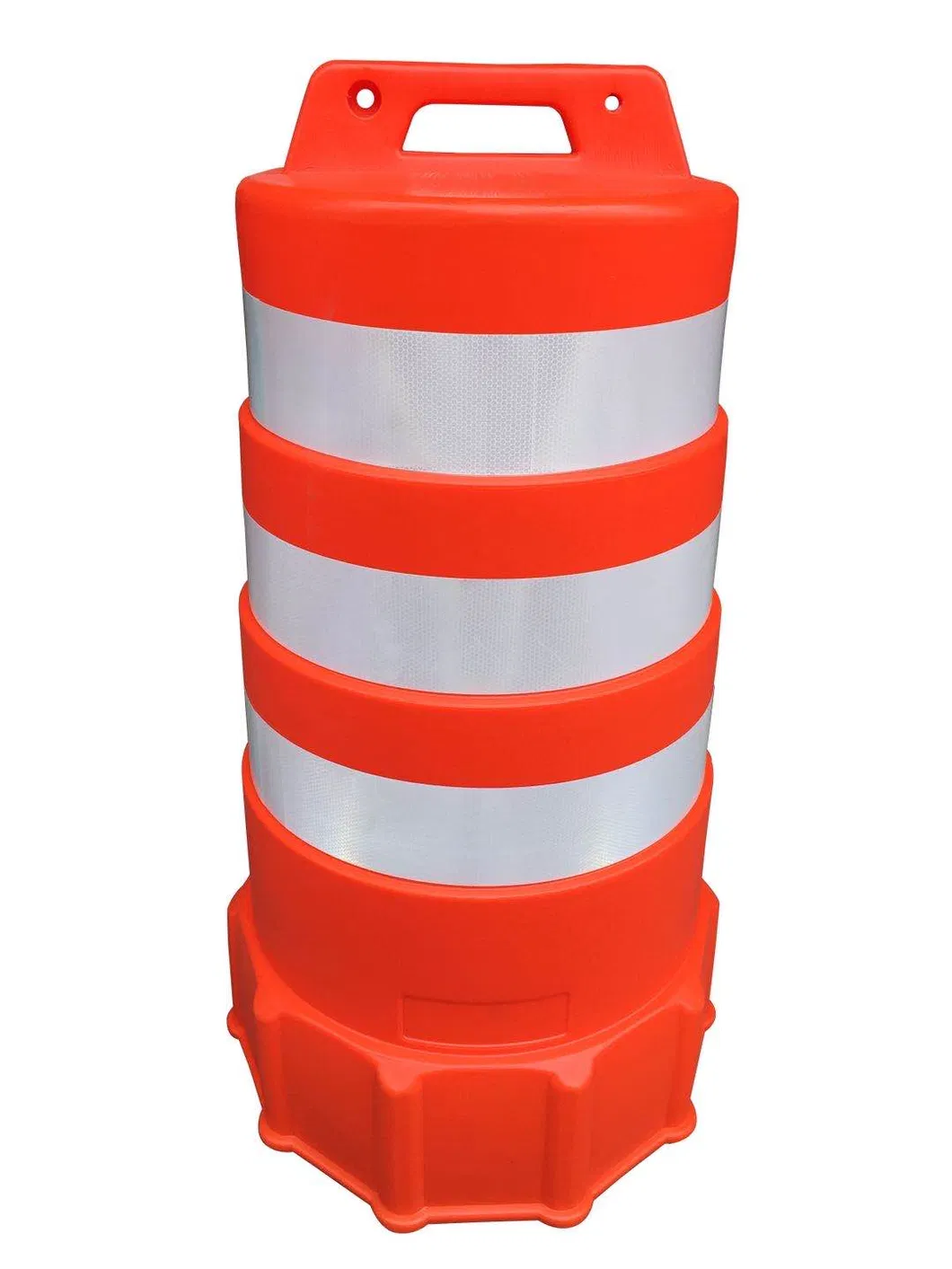 بشکه های ترافیکی PE پرفروش ROADSAFE، بشکه های ضربه گیر ایمنی جاده ای با بازتابنده 9