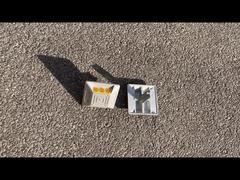 ROADSAFE 100*100*20/90mm LOGO سفارشی آلومینیوم گل میخ جاده ای با کیفیت بالا سنگ جاده ایمنی بازتابنده C