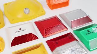 ایمنی انعکاسی پلاستیکی ناودانی جاده